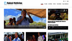 What Saloanoticias.com website looked like in 2018 (5 years ago)
