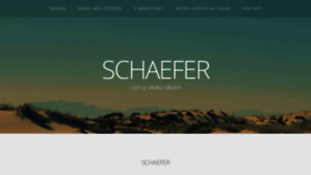 What Schaefer.lv website looked like in 2018 (5 years ago)
