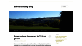 What Schwarzenberg-blog.de website looked like in 2018 (5 years ago)