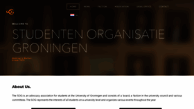 What Studentenorganisatie.nl website looked like in 2018 (5 years ago)