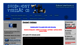 What Svobodny-vysilac.cz website looked like in 2018 (5 years ago)