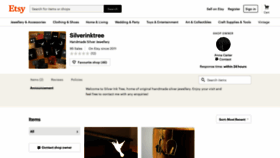 What Silverinktree.com website looked like in 2018 (5 years ago)