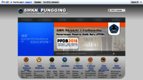 What Smkn1pungging.sch.id website looked like in 2018 (5 years ago)