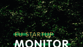 What Startupmonitor.eu website looked like in 2018 (5 years ago)