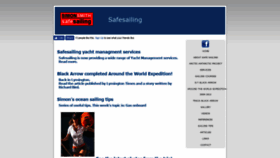 What Safesailing.co.uk website looked like in 2018 (5 years ago)
