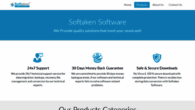 What Softakensoftware.com website looked like in 2018 (5 years ago)