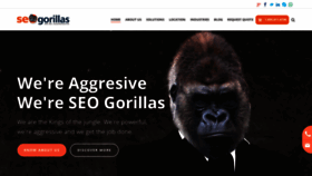 What Seogorillas.ca website looked like in 2018 (5 years ago)