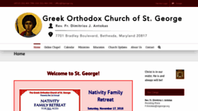 What Stgeorge.org website looked like in 2018 (6 years ago)