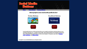 What Socialmediabuttons.com website looked like in 2018 (5 years ago)