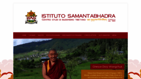 What Samantabhadra.org website looked like in 2018 (5 years ago)