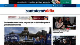 What Santotomealdia.com.ar website looked like in 2018 (5 years ago)