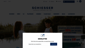 What Schiesser.asia website looked like in 2018 (5 years ago)