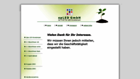 What Spled.de website looked like in 2018 (5 years ago)