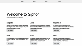 What Siphor.com website looked like in 2018 (5 years ago)