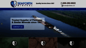 What Seaforthinc.com website looked like in 2018 (5 years ago)