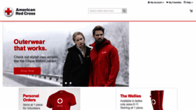 What Shoptheredcross.com website looked like in 2018 (5 years ago)