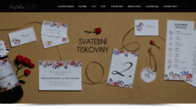 What Svatebka.cz website looked like in 2018 (5 years ago)