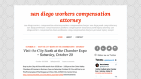 What Sandiegoworkerscompensationattorneyca.wordpress.com website looked like in 2018 (5 years ago)