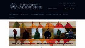 What Scottishandirishstore.com website looked like in 2018 (5 years ago)