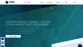 What Syngeos.pl website looked like in 2018 (5 years ago)