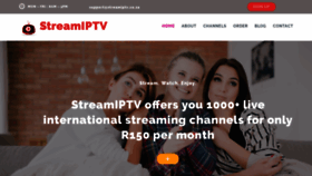 What Streamiptv.co.za website looked like in 2018 (5 years ago)