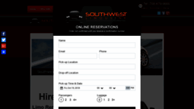 What Southwestlimo.co website looked like in 2018 (5 years ago)
