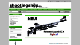 What Shootingshop.de website looked like in 2018 (5 years ago)