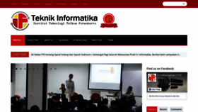 What S1if.ittelkom-pwt.ac.id website looked like in 2018 (6 years ago)