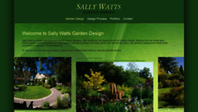What Sallywattsgardendesign.co.uk website looked like in 2018 (5 years ago)