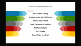 What Stockmarketyellowpages.com website looked like in 2018 (5 years ago)