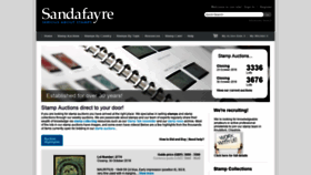 What Sandafayre.com website looked like in 2018 (5 years ago)