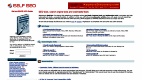 What Selfseo.com website looked like in 2018 (5 years ago)