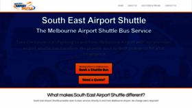 What Southeastairportshuttle.com.au website looked like in 2018 (5 years ago)