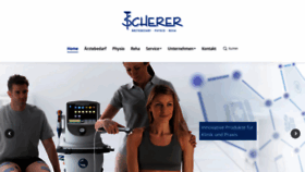 What Scherer.at website looked like in 2018 (5 years ago)