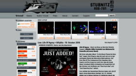 What Stubnitz.com website looked like in 2018 (5 years ago)