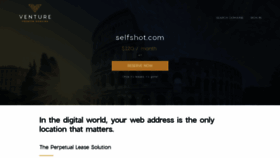 What Selfshot.com website looked like in 2018 (5 years ago)
