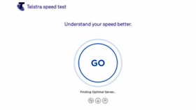 What Speedtest.telstra.com website looked like in 2018 (5 years ago)