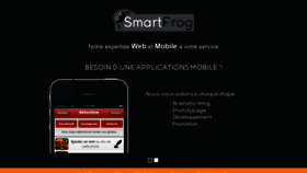 What Smartfrog.fr website looked like in 2018 (5 years ago)