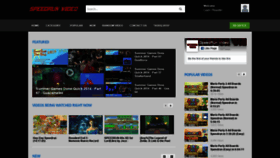 What Speedrunvideo.com website looked like in 2018 (5 years ago)