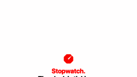 What Stopwatch.com website looked like in 2018 (5 years ago)