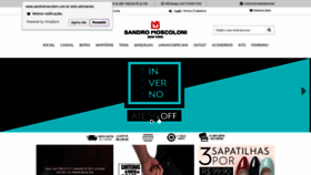 What Sandromoscoloni.com.br website looked like in 2018 (5 years ago)