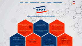 What Siot.cz website looked like in 2018 (5 years ago)