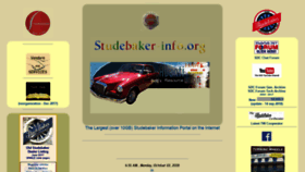 What Studebaker-info.org website looked like in 2018 (5 years ago)