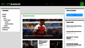 What Sportmargin.com website looked like in 2018 (5 years ago)