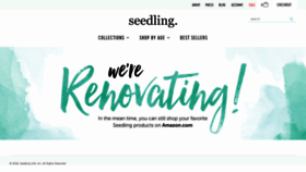 What Seedling.com website looked like in 2018 (5 years ago)