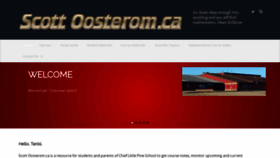 What Scottoosterom.ca website looked like in 2018 (5 years ago)