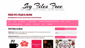 What Svgfilesfree.com website looked like in 2018 (5 years ago)