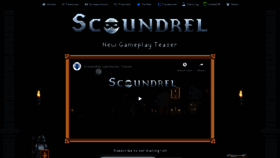 What Scoundrelgame.com website looked like in 2018 (5 years ago)