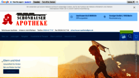 What Schoenhauser-apotheke.de website looked like in 2018 (5 years ago)