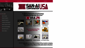 What San-ai-usa.com website looked like in 2018 (5 years ago)